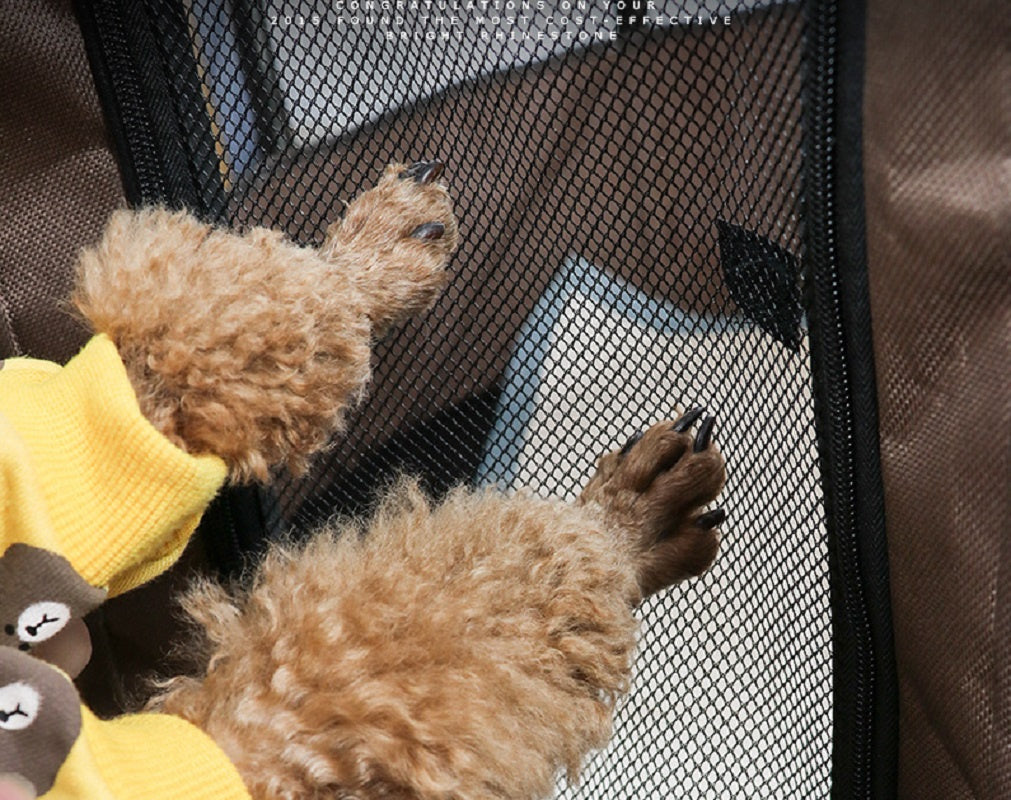 Portable Pet Soft Playpen; Pop up Tent Indoor & Outdoor Use Durable Paw Kennel Cage; Waterproof Bottom Removable Top Puppy Pen