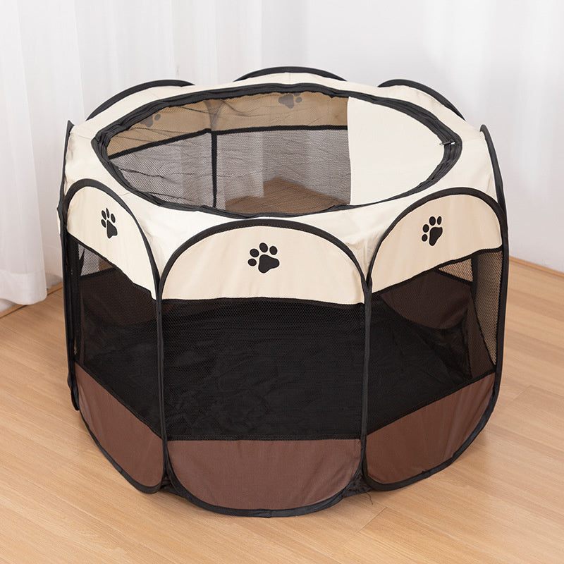 Large 44.9x 44.9x 22.8 Portable Foldable Pet Playpen Kennel House Playground for Puppy Cat Kittens Bunny Chicks Indoor Outdoor Travel Camping