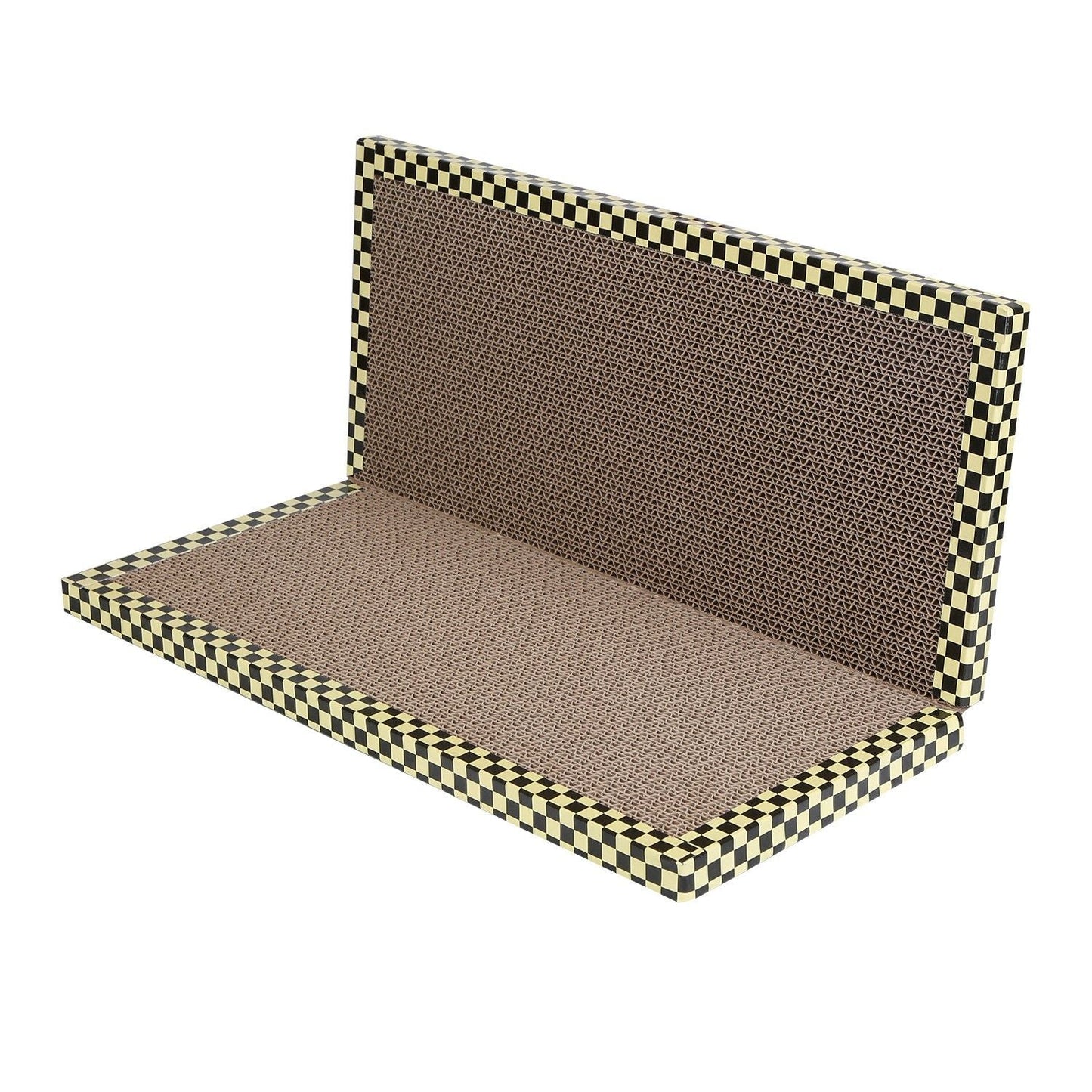2Pcs Foldable Cat Scratcher Sofa Wall Couch Corner Vertical Double-Sided Cat Scratching Board