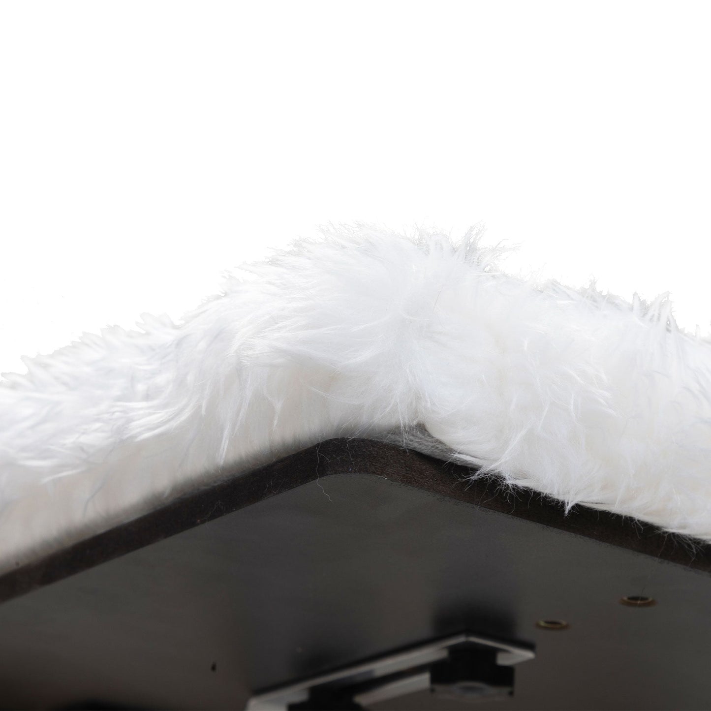 Cat Window Perch;  Wall-mounted Cat Seat with Soft Cushion and Supporting Feet;  White