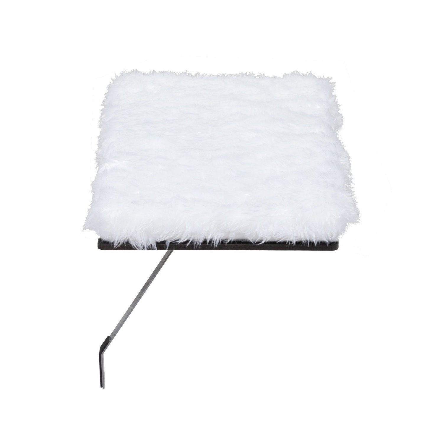 Cat Window Perch;  Wall-mounted Cat Seat with Soft Cushion and Supporting Feet;  White