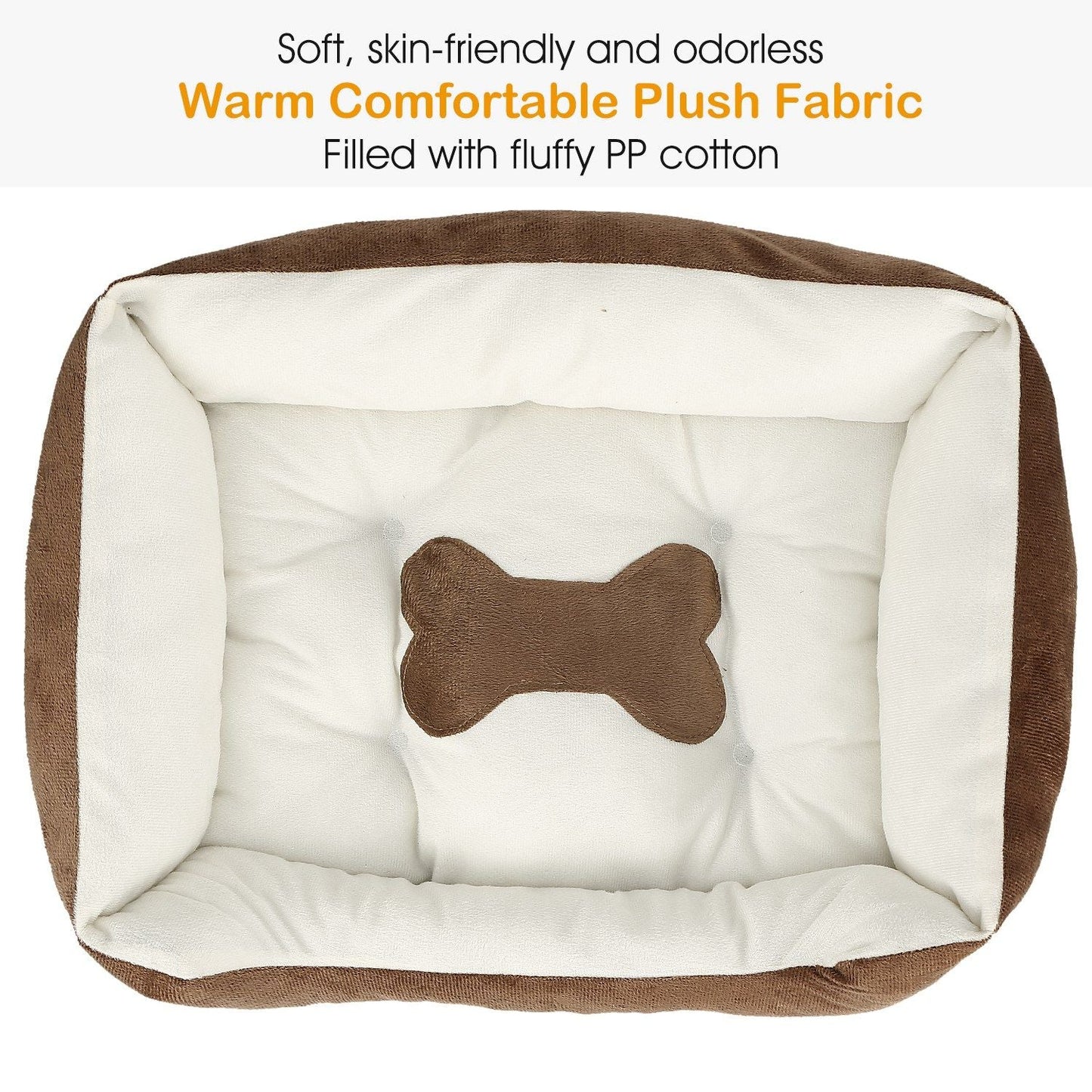 Pet Dog Bed Soft Warm Fleece Puppy Cat Bed Dog Cozy Nest Sofa Bed Cushion Mat XL Size